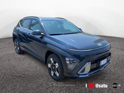 Hyundai Kona 1.6 T-GDI DCT XLine Plus Blu/Azzurro usata Roma