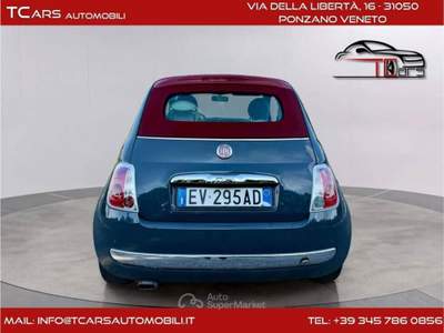 Fiat 500 FIAT 500C CABRIO 1.2 BENZINA EURO 6 Grigio usata ponzano veneto