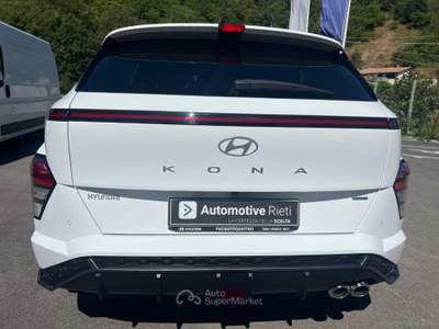 Hyundai Kona Kona HEV 1.6 DCT NLine Bianco usata RIETI