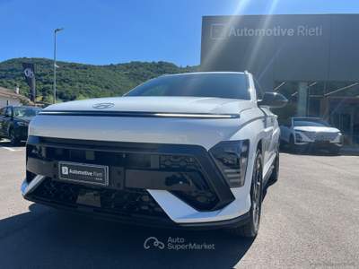 Hyundai Kona Kona HEV 1.6 DCT NLine Bianco usata RIETI