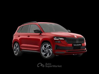Skoda Karoq 2.0 TDI EVO SCR DSG SportLine Rosso usata San Martino Buon Albergo