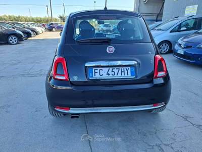 Fiat 500 BENZINA LOUNGE - 2016 Nero usata ANDRIA
