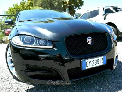 Jaguar XF JAGUAR XF BERLINA 2.2D 163CV AUTOM. R-SPORT FULL - TETTO - PELLE - NAVI - SENSORI - CAM - CRUISE - BT - IVA DETRAIBILE Nero usata Montalto di Castro