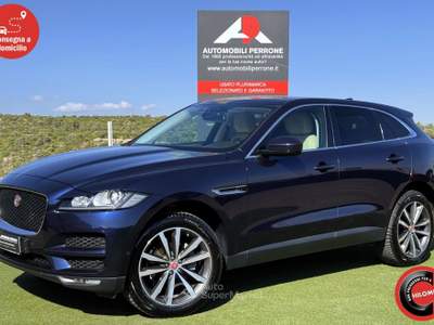 Jaguar F-Pace 2.0 D 180cv AWD Prestige - Motore nuovo Blu/Azzurro usata Castellaneta