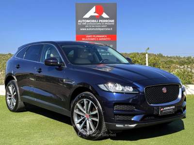 Jaguar F-Pace 2.0 D 180cv AWD Prestige - Motore nuovo Blu/Azzurro usata Castellaneta