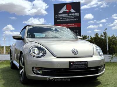 Volkswagen Maggiolino Cabrio 2.0 TDI DSG Sport Exclusive - UNICA Oro usata Castellaneta