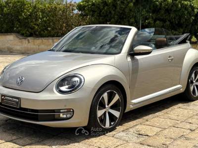 Volkswagen Maggiolino Cabrio 2.0 TDI DSG Sport Exclusive - UNICA Oro usata Castellaneta