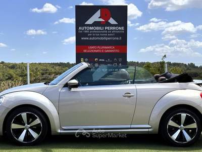 Volkswagen Maggiolino Cabrio 2.0 TDI DSG Sport Exclusive - UNICA Oro usata Castellaneta