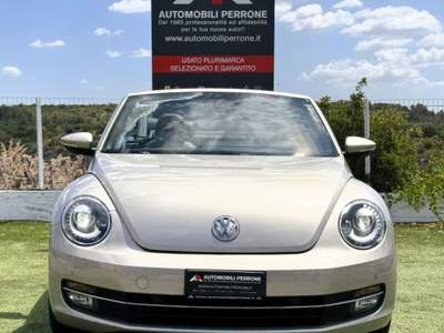 Volkswagen Maggiolino Cabrio 2.0 TDI DSG Sport Exclusive - UNICA Oro usata Castellaneta
