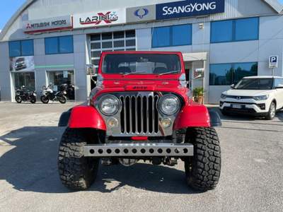 Jeep CJ-5 8V Big Block RESTAURO PROF. TUTTO OMOLOGATO!!! Rosso usata Massarosa