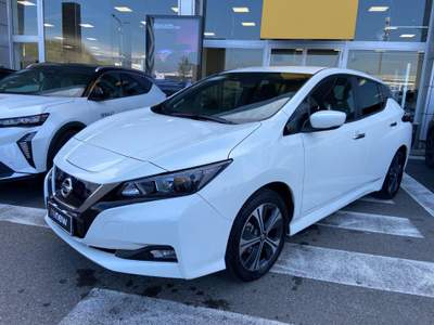 Nissan Leaf e+ Acenta 62KW Bianco usata San Martino Siccomario