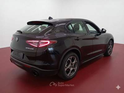 Alfa Romeo Stelvio 2.2d 160cv Sprint LED+Navi+Palette al Vol.+Camera Nero usata Torino