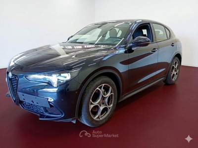 Alfa Romeo Stelvio 2.2d 160cv Sprint LED+Navi+Palette al Vol.+Camera Nero usata Torino