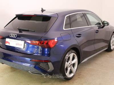Audi A3 SPB 35 TDI S tronic S line edition Blu/Azzurro usata Paruzzaro