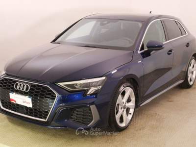 Audi A3 SPB 35 TDI S tronic S line edition Blu/Azzurro usata Paruzzaro
