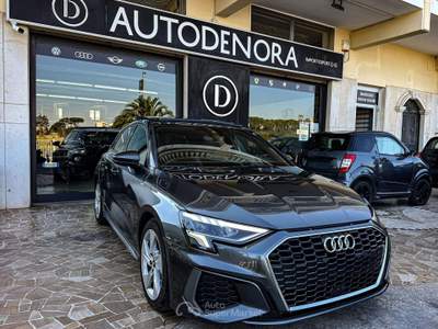 Audi A3 SPB 35 TDI S tronic S line edition#AUTO#LED#PELLE#TETTO#CARPLAY Grigio usata Altamura