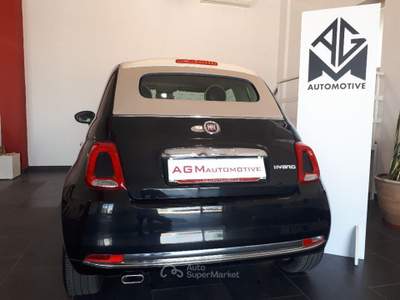 Fiat 500 Cabrio 1.0 Hybrid Lounge - 2900KM!!!! - Navig Nero usata Cursi