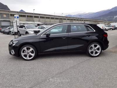 Audi A3 A3 SPORTBACK 35 TFSI 150CV S tronic Business Advanc. Nero usata Scurelle
