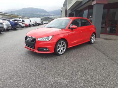 Audi A1 A1 SPB 1.0 TFSI S-LINE Rosso usata Scurelle
