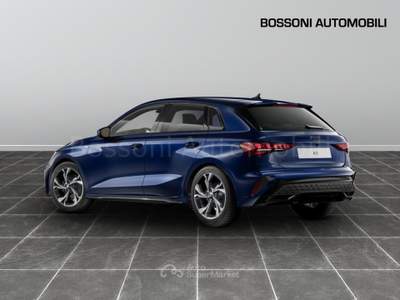 Audi A3 sportback 1.5 tfsi mhev 48v 150cv s line edition Blu/Azzurro usata Cremona