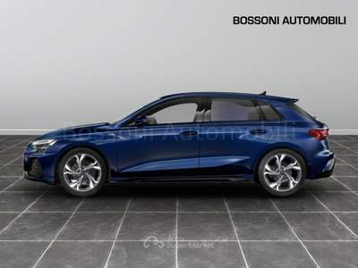 Audi A3 sportback 1.5 tfsi mhev 48v 150cv s line edition Blu/Azzurro usata Cremona
