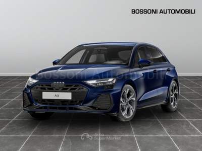 Audi A3 sportback 1.5 tfsi mhev 48v 150cv s line edition Blu/Azzurro usata Cremona