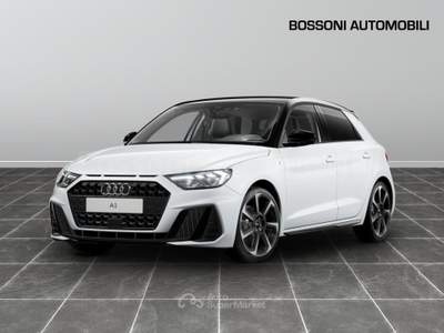 Audi A1 sportback 30 1.0 tfsi 116cv identity black s tronic Bianco usata Cremona