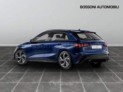 Audi A3 sportback 1.5 tfsi mhev 48v 150cv s line edition Blu/Azzurro usata Cremona