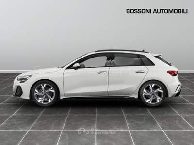 Audi A3 sportback 2.0 tdi 150cv s line edition s tronic Bianco usata Cremona