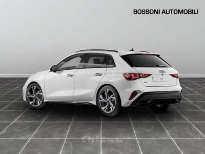 Audi A3 sportback 2.0 tdi 150cv s line edition s tronic Bianco usata Cremona
