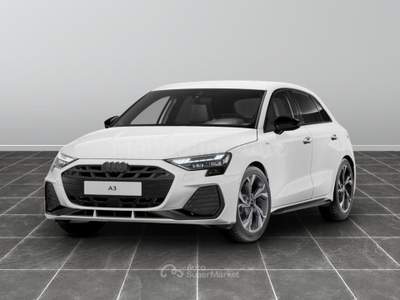 Audi A3 sportback 1.5 tfsi mhev 48v 150cv s line edition Bianco usata Brescia