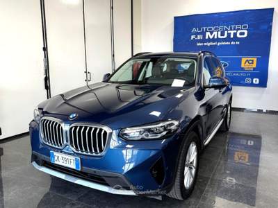 BMW X3 sDrive18d 48V Blu/Azzurro usata Medesano