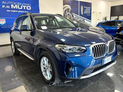 BMW X3 sDrive18d 48V Blu/Azzurro usata Medesano