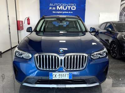 BMW X3 sDrive18d 48V Blu/Azzurro usata Medesano