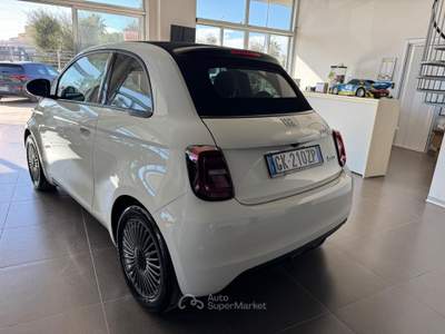 Fiat 500 Icon Cabrio 42 kWh Bianco usata Trinitapoli