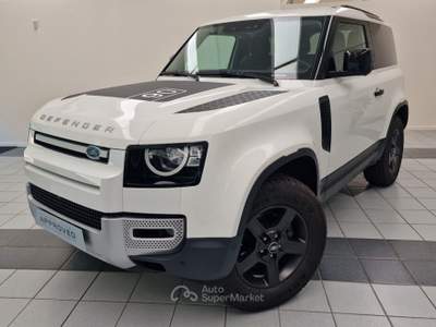 Land Rover Defender 90 3.0D I6 200 CV AWD Auto S Bianco usata Novara