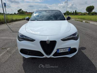 Alfa Romeo Stelvio 2.2 Turbodiesel 210 CV AT8 Q4 Sprint Bianco usata Alfianello