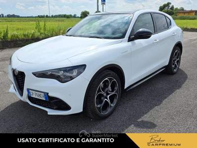Alfa Romeo Stelvio 2.2 Turbodiesel 210 CV AT8 Q4 Sprint Bianco usata Alfianello