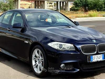 BMW Serie 5 520d BMW 520d 2.0TWIN-TURBO 184HP 2013 M-SPORT  Nero usata Gricignano di Aversa