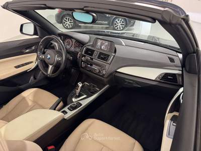 BMW Serie 2 220d 220 220d Cabrio Luxury AVENTE 64.000 KM Blu/Azzurro usata Ciserano