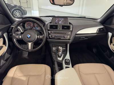 BMW Serie 2 220d 220 220d Cabrio Luxury AVENTE 64.000 KM Blu/Azzurro usata Ciserano