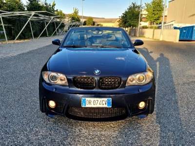 BMW Serie 1 120d bmw cabrio m sport Blu/Azzurro usata Rosta