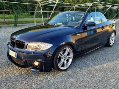 BMW Serie 1 120d bmw cabrio m sport Blu/Azzurro usata Rosta