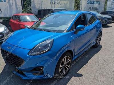 Ford Puma 1.0 EcoBoost Hybrid 125CV S&S ST-L Blu/Azzurro usata Lucugnano