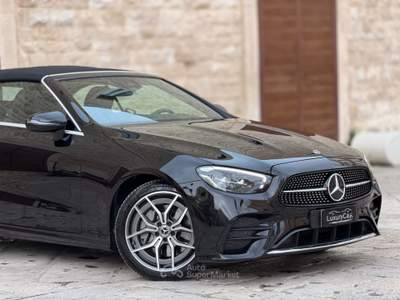 Mercedes-Benz Classe E E 220 d Auto Cabrio Premium Plus 4Matic LED FULL Nero usata Santeramo in Colle