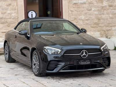 Mercedes-Benz Classe E E 220 d Auto Cabrio Premium Plus 4Matic LED FULL Nero usata Santeramo in Colle