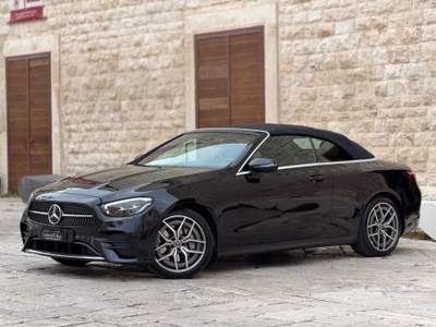 Mercedes-Benz Classe E E 220 d Auto Cabrio Premium Plus 4Matic LED FULL Nero usata Santeramo in Colle