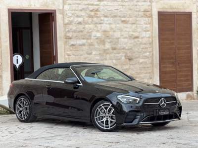 Mercedes-Benz Classe E E 220 d Auto Cabrio Premium Plus 4Matic LED FULL Nero usata Santeramo in Colle
