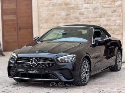 Mercedes-Benz Classe E E 220 d Auto Cabrio Premium Plus 4Matic LED FULL Nero usata Santeramo in Colle