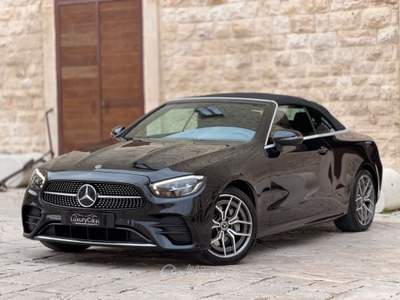 Mercedes-Benz Classe E E 220 d Auto Cabrio Premium Plus 4Matic LED FULL Nero usata Santeramo in Colle